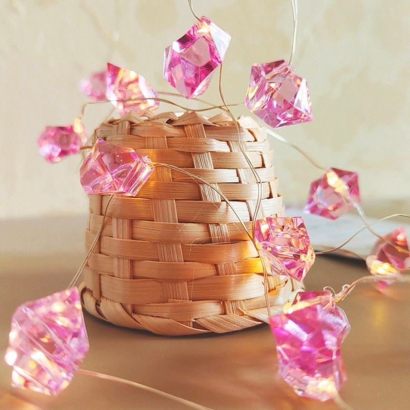 Copper wire LED string light-3AA battery box with remote