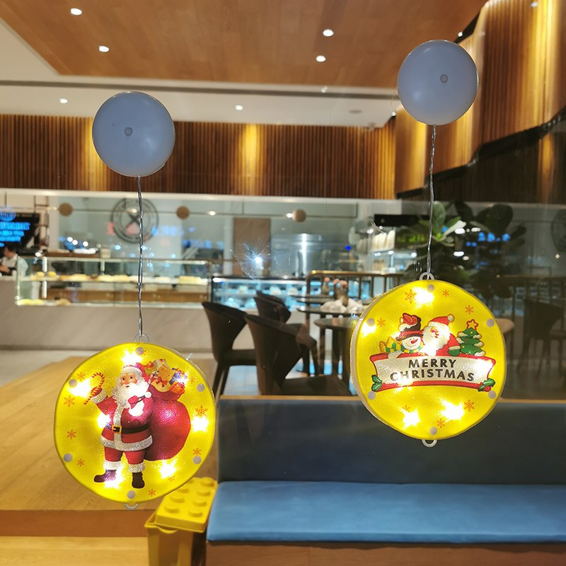 3AAA window light with suction cup