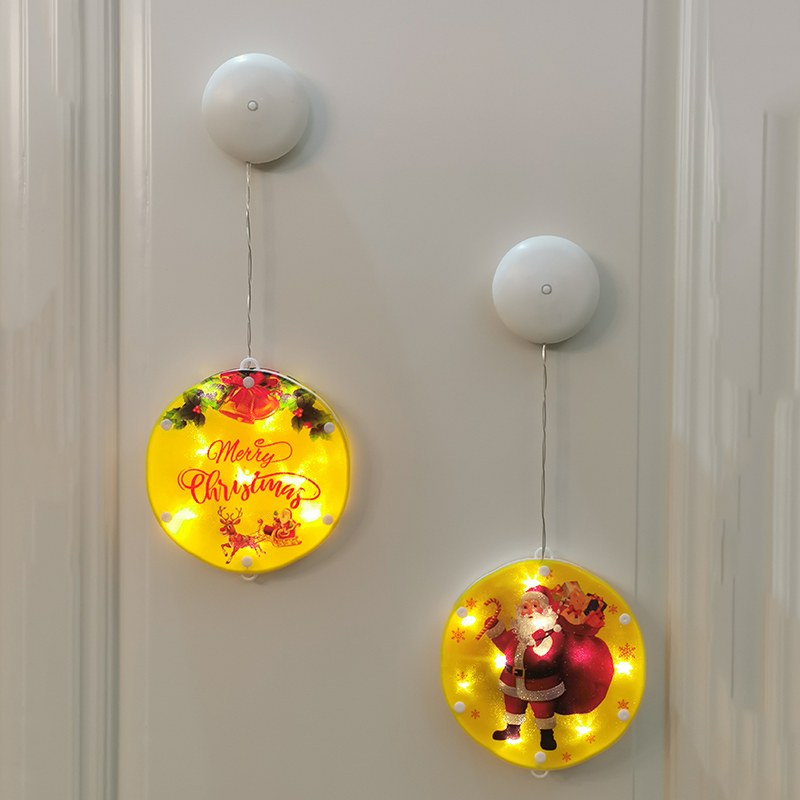 3AAA window light with suction cup