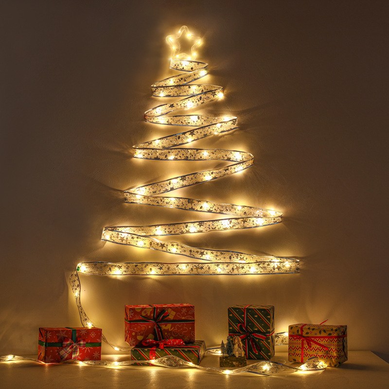 Christmas Ribbon Bows With Led