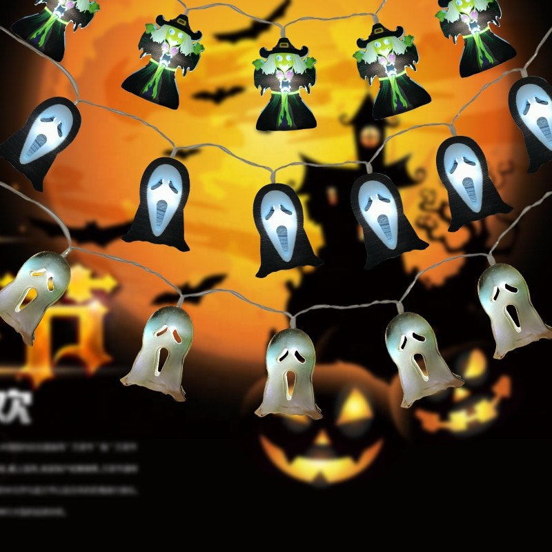 Halloween series LED string light with decos – YZ-80032