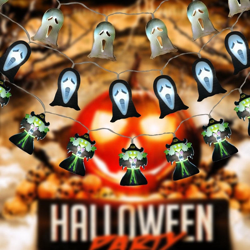Halloween series LED string light with decos – YZ-80032
