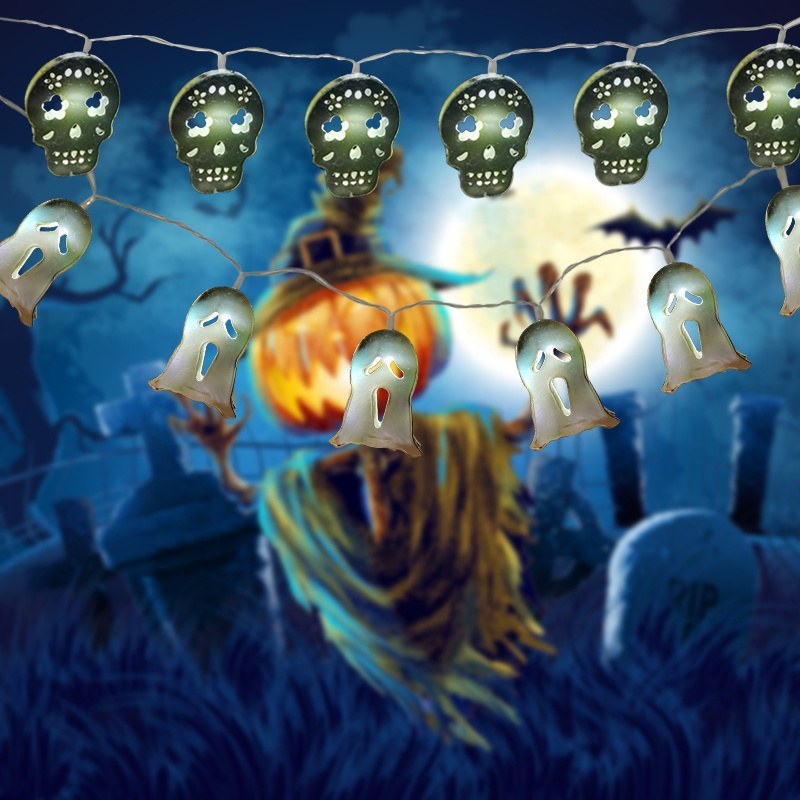Halloween series LED string light with decos – YZ-90137