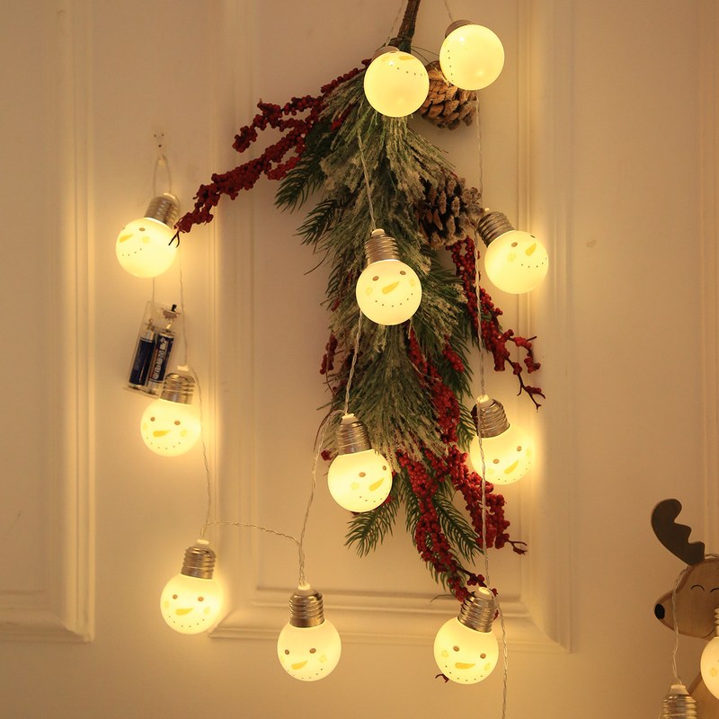 Christmas string lights-snowman