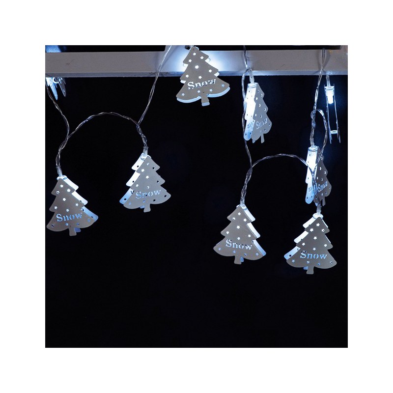 Christmas string lights-tree