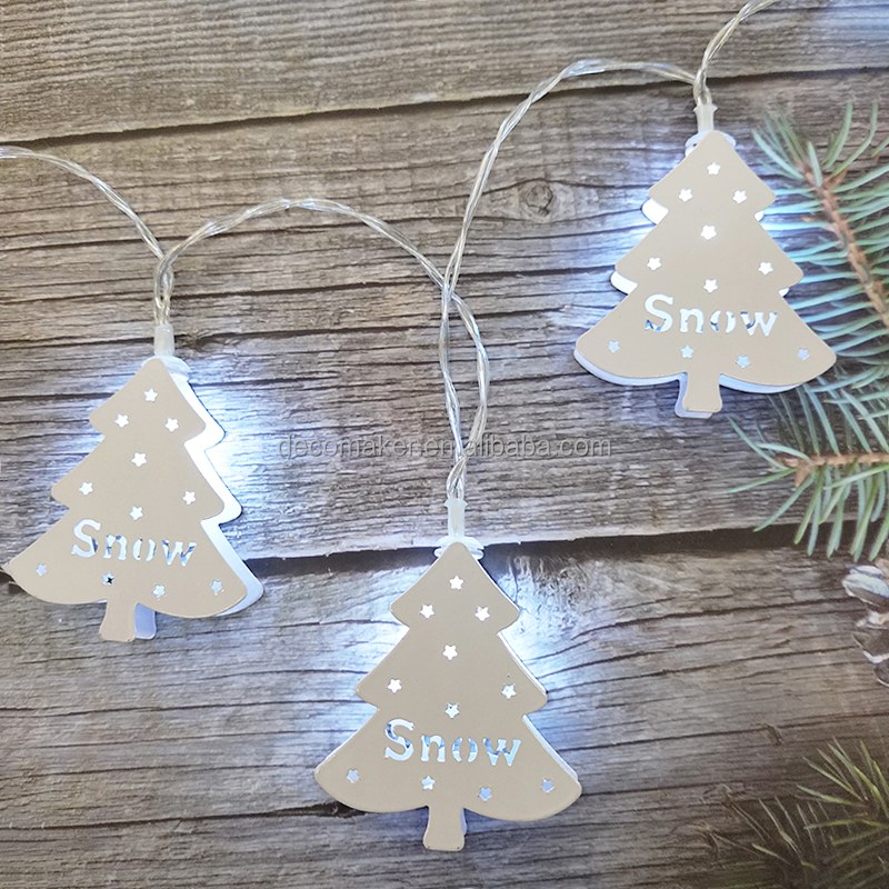 Christmas string lights-tree