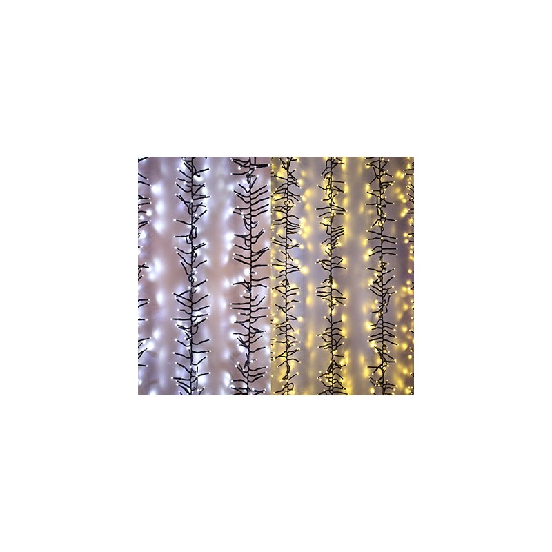 LED cluster light 250LED 3m length WH and WW change