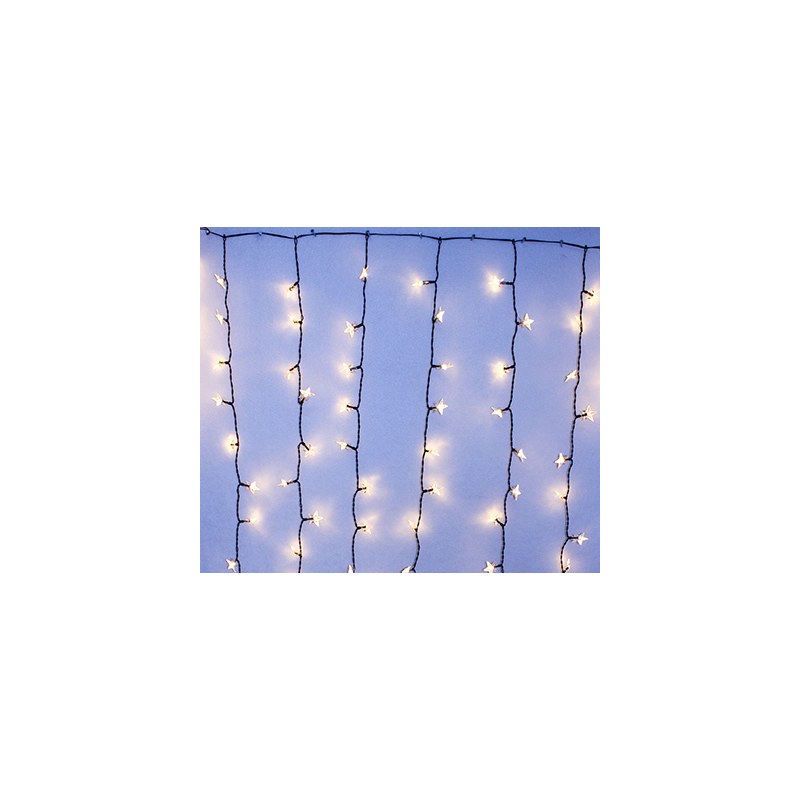 90LED curtian light with stars 1×1.5m warmwhite