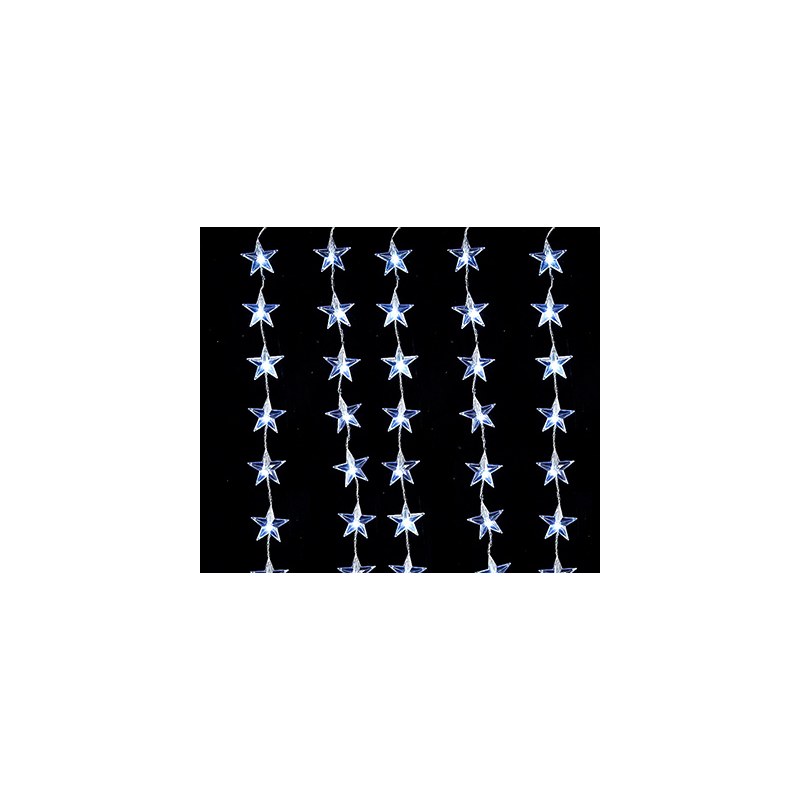 40LED curtian light with stars 1×1.2m warm