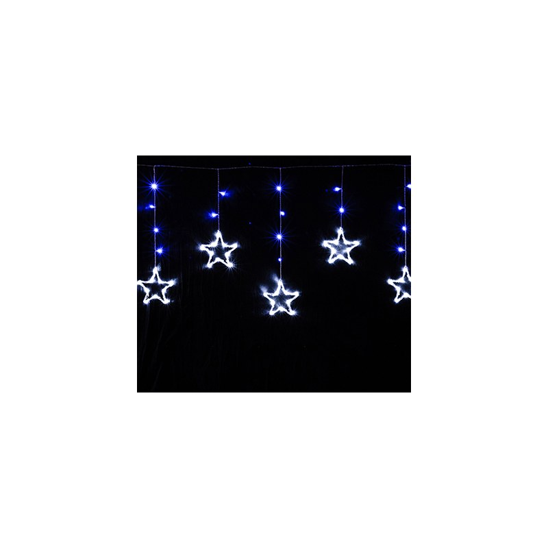 104LED curtain light 1.4×0.7m white