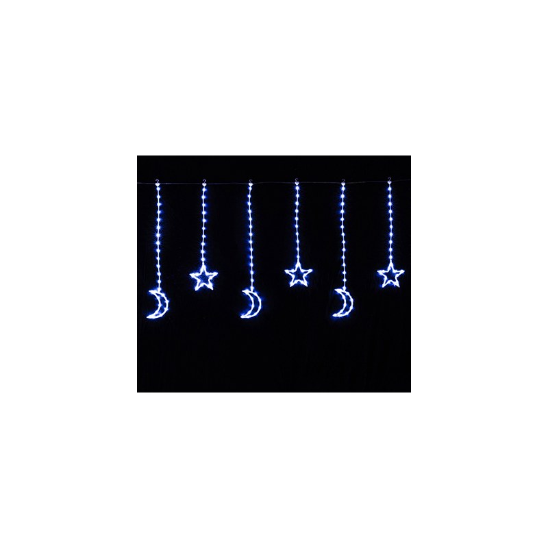 Window & Moon and Star Curtain Lights | Led String Curtain