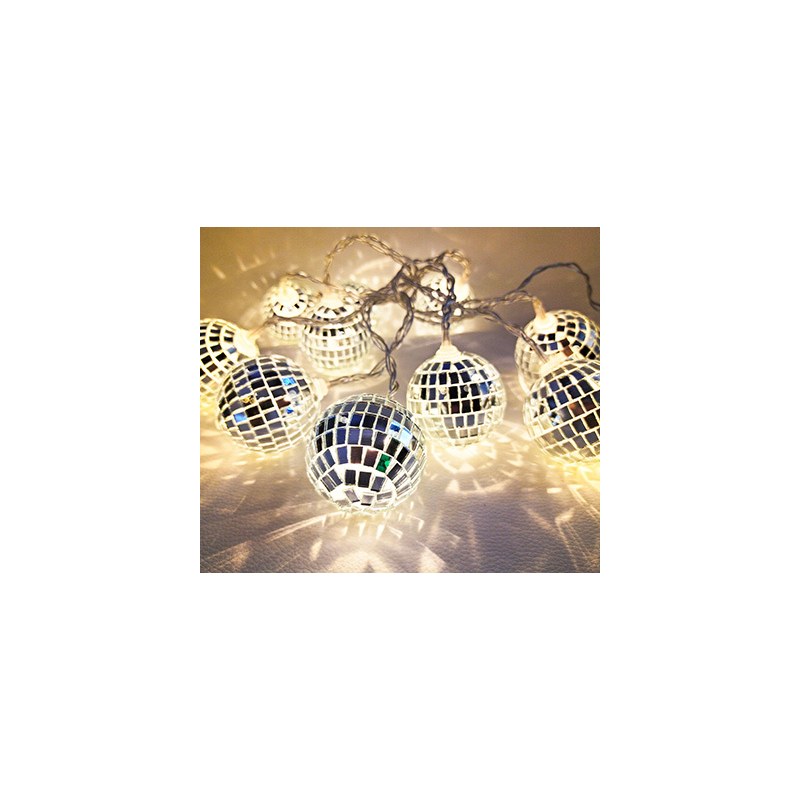 BO 10LED mirror ball white indoor