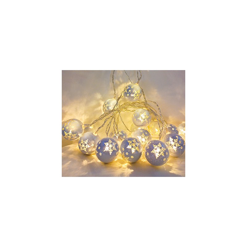 BO 10LED star or snowflake ball warmwhite