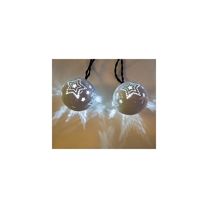 BO 10LED star or snowflake ball warmwhite