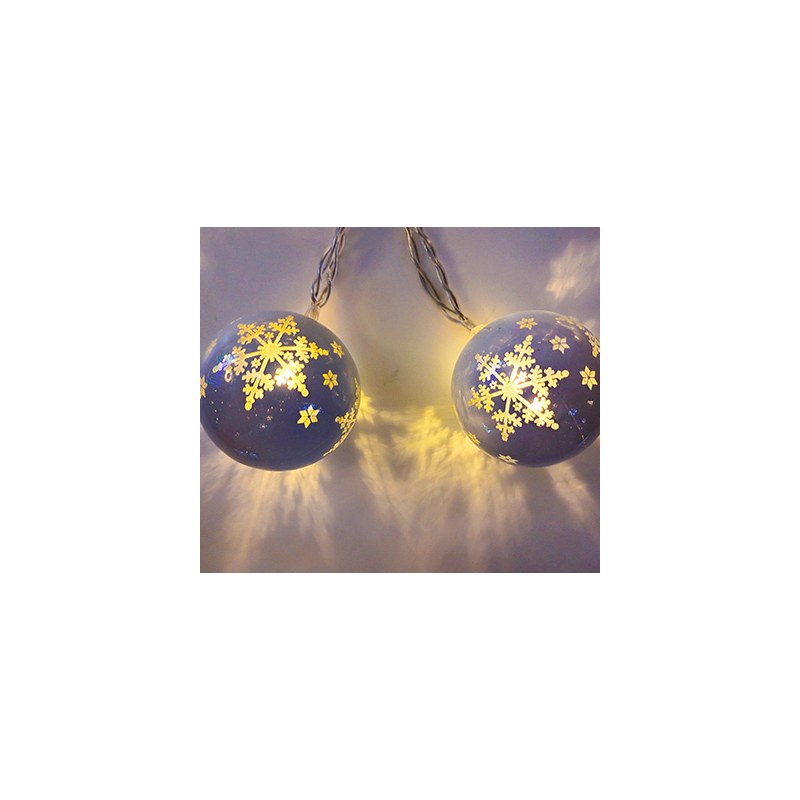 BO 10LED star or snowflake ball warmwhite