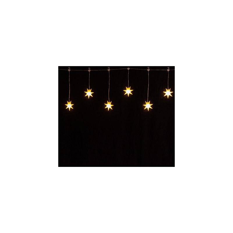 10LED eight points star warmwhite 12cm