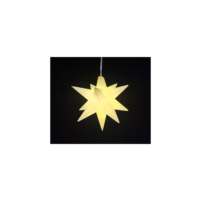 10LED explode star warmwhite 12cm