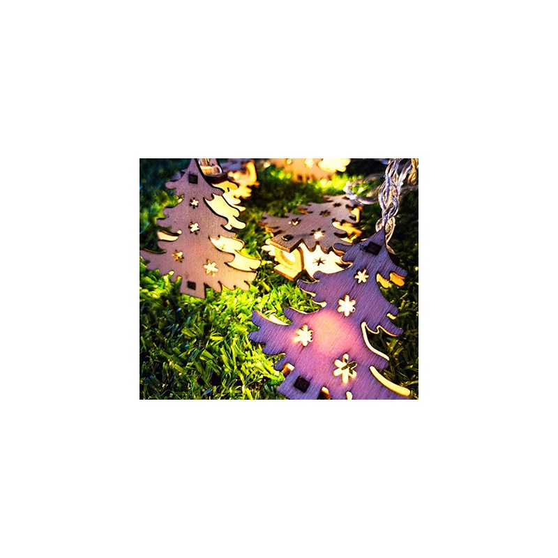 BO 10LED wooden decoration