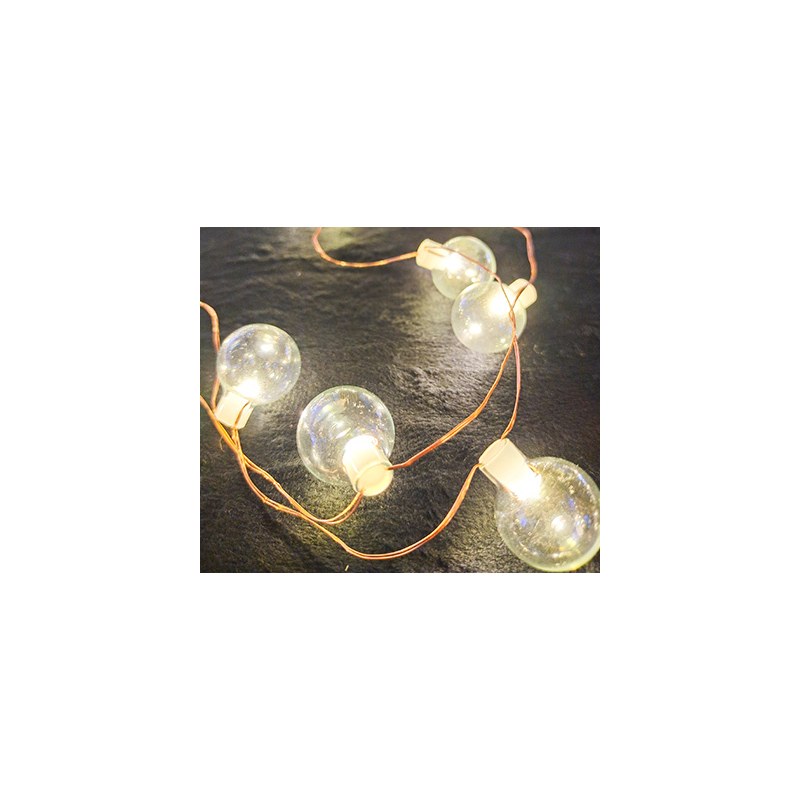 BO copper wire LED lights ture glass ball