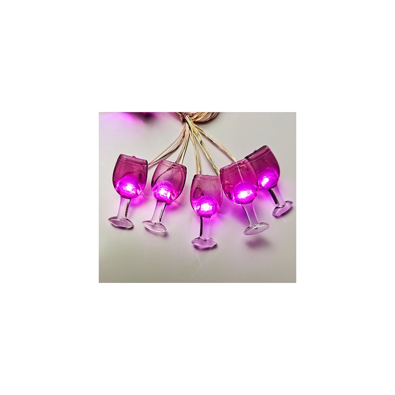 BO copper wire LED lights spring deco