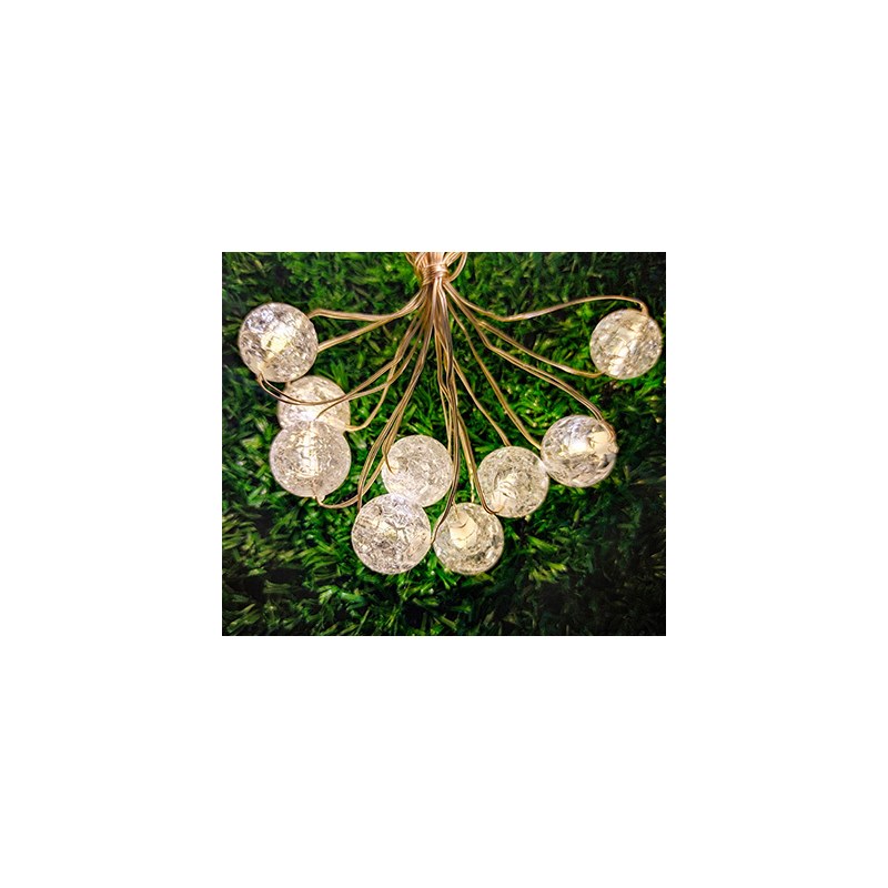 BO copper wire LED lights gemstone
