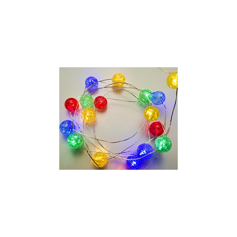 BO copper wire LED lights gemstone