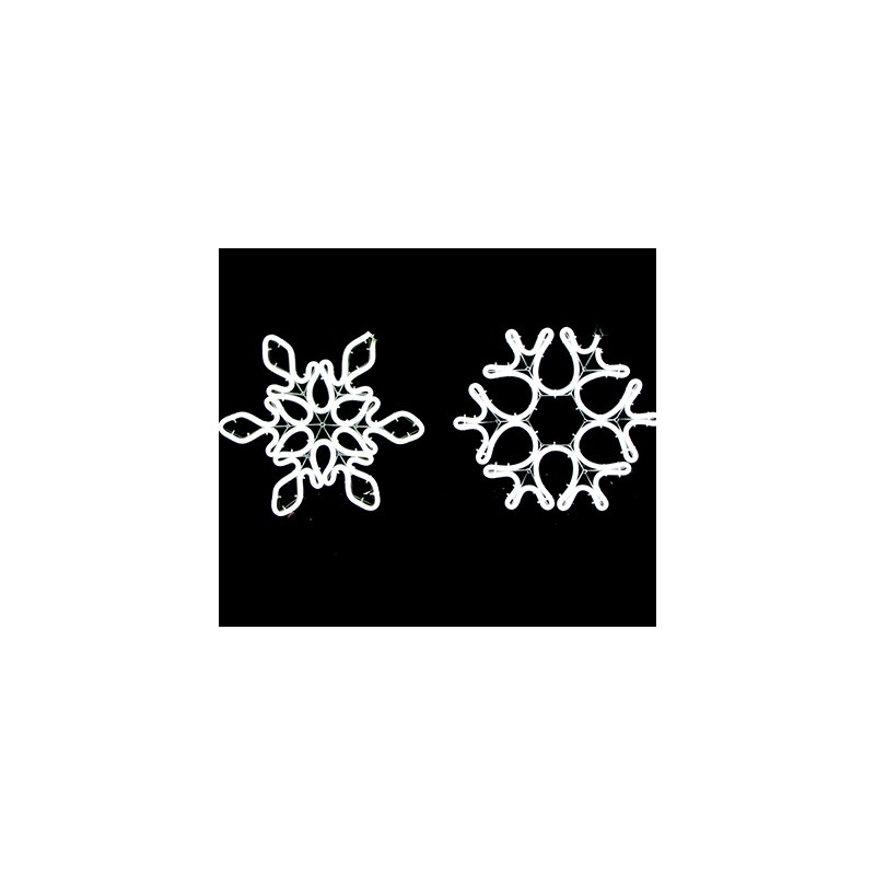 white neon light snow
