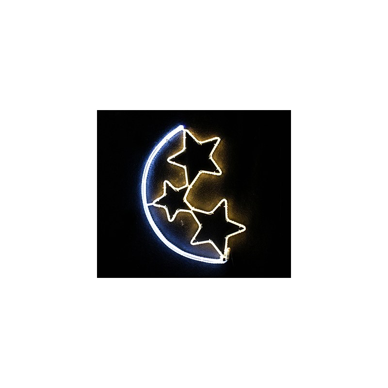 warm white transparent SMD light stars