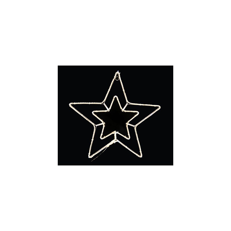 warm white transparent SMD light star