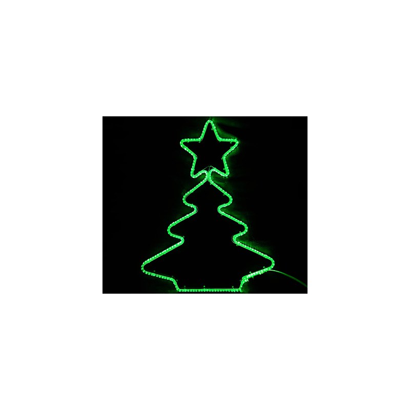 green transparent SMD light tree
