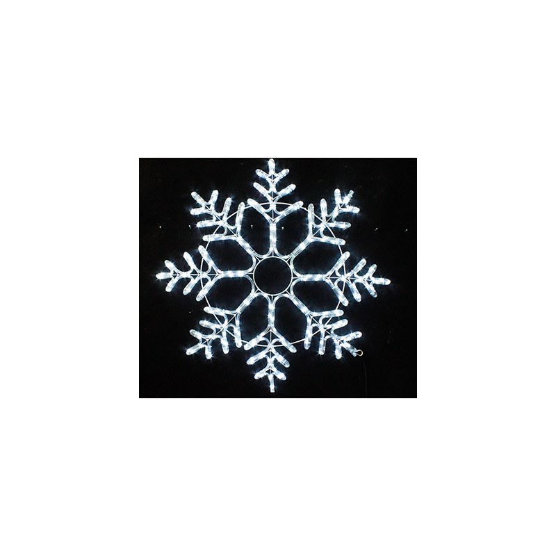white rope light snow