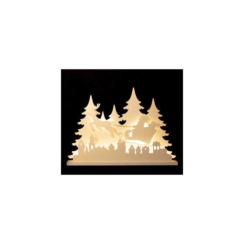 PVC board tree with sledge 95LED 2119x14x86cm