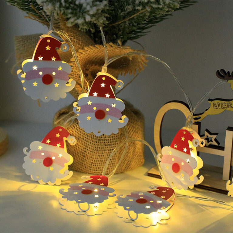 10LED metal santa – YZ-90039