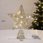 100LED COPPER WIRE LIGHT WITH 3D star – YZ-20460