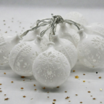 Christmas LED Indoor Outdoor Snowflake ball Decoration 2AA Battery String Fairy Lights – YZ-30075