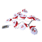 B Christmas string lights-plush Santa Claus – YZ-80056