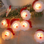 B Christmas string lights-plush Santa Claus – YZ-80056