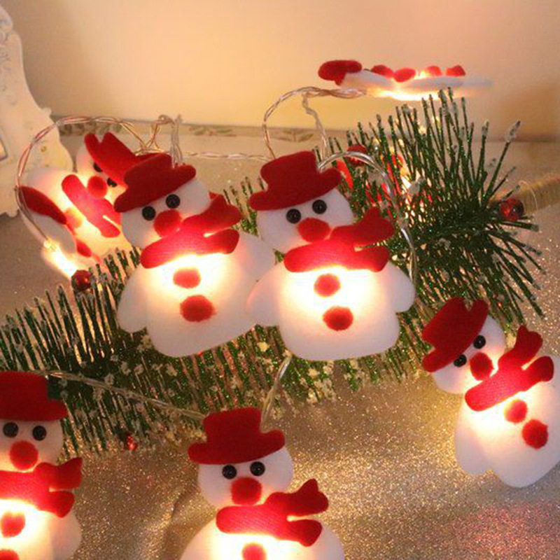 B Christmas string lights-plush Santa Claus – YZ-80056