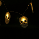 Battery Skull Shaped warm white LED String Light for Halloween Holiday- YZ-80075