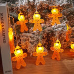 BO 10LED gingerbread man-YZ-90041