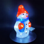3D acrylic snowman 20LED size 18×17.5x23cm – YZ-90118