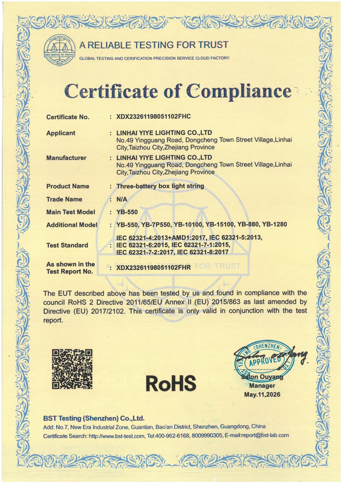 RoHS · Global